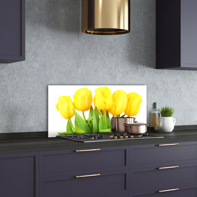 50cm W x 100cm L Glass Peel and Stick Panel