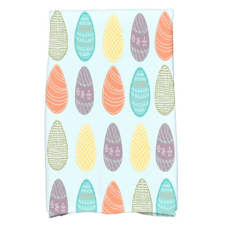 Funky Junky Hand Towel, Aqua