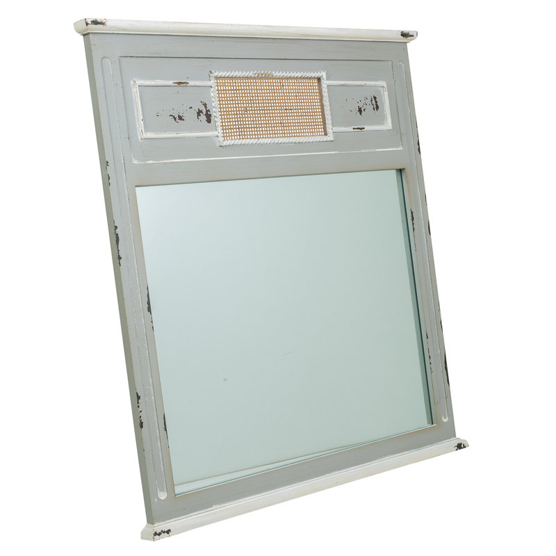 Cedarville Wood Flat Wall Mirror