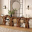 Wooden 54" Console Table Entryway Table ,Farmhouse narrow Foyer Table Sofa Table-1135600129