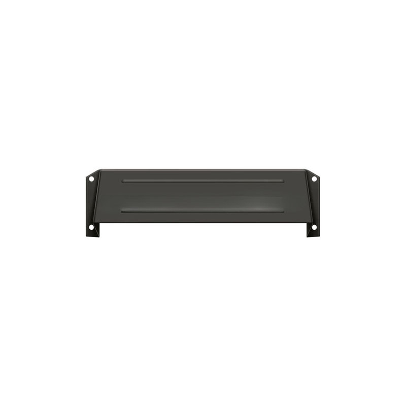 12.5 in x 3.5 in Brass Mail Slot, Oil-Rubber Bronze