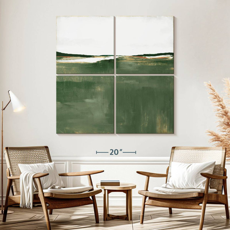 Green Sea, 57" H x 57" W