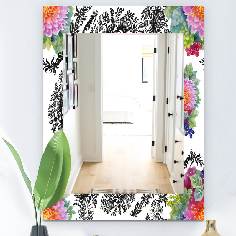 Miroir mural traditionnel Blossom 35, H 24 po x l 32 po