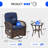 3-Piece Wicker Outdoor Swivel Rocking Chair Set with Cushions and Side Table-622960178-622960180