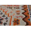 Tapis de couloir indien en laine Aqua