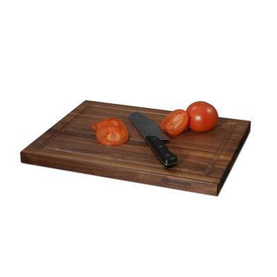 CONSDAN Wood Cutting Board, Black Walnut