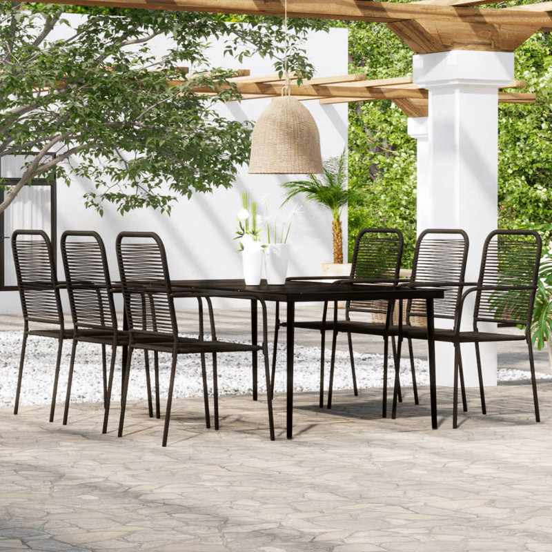 Rectangular 6 - Person Dining Set