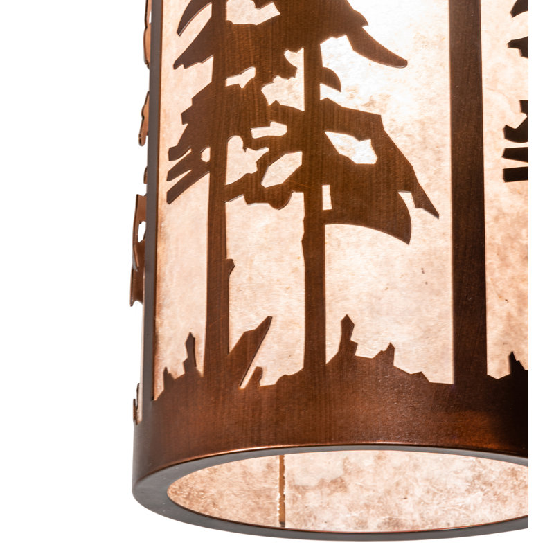 Luminaire suspendu cylindrique à 1 lumière Little Sodbury