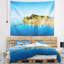 Tapisserie sea sestri levante silence bay shore-28509618