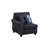 Velicity Artificial Leather With Individual Cupholder Console And 1 Ottoman-102155599