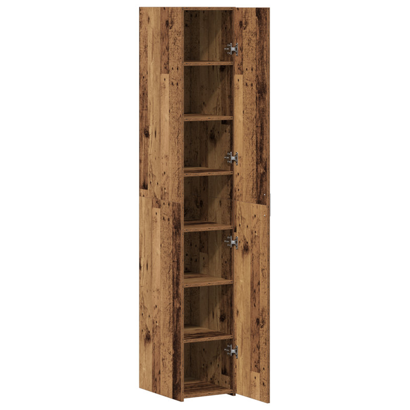 Highboard 30X42.5X185 Cm Engineered Wood, Brown