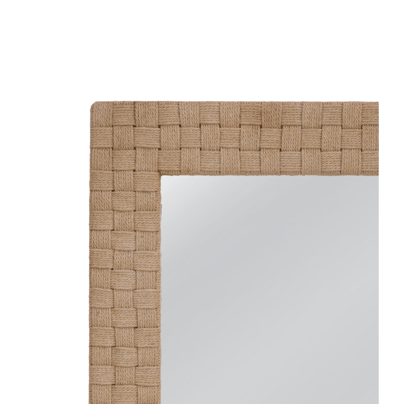 Caihla Rope Rectangular Wall Mirror
