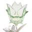 29.5Cm Glass Metal Tabletop Votive Holder