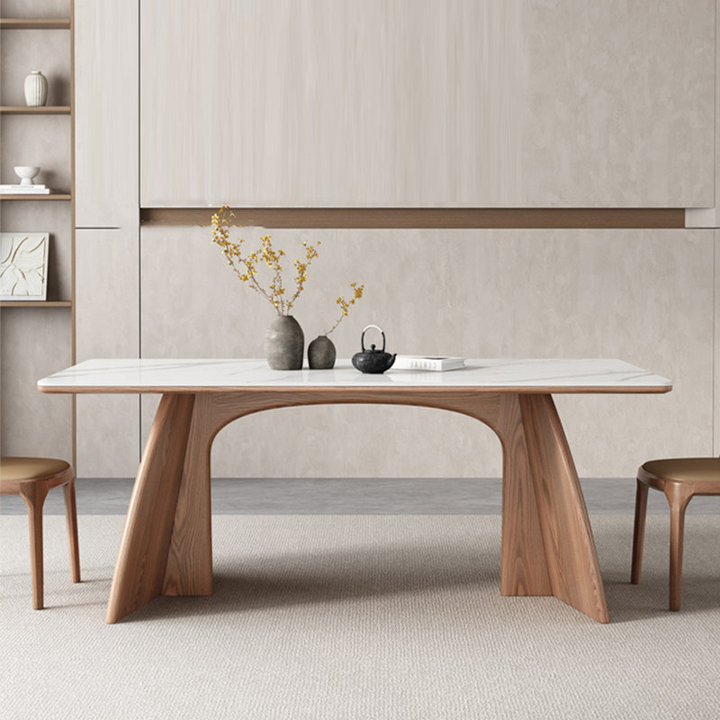Table de salle à manger rectangulaire, H 30,3 po x L 70,8 po x l 35,4 po