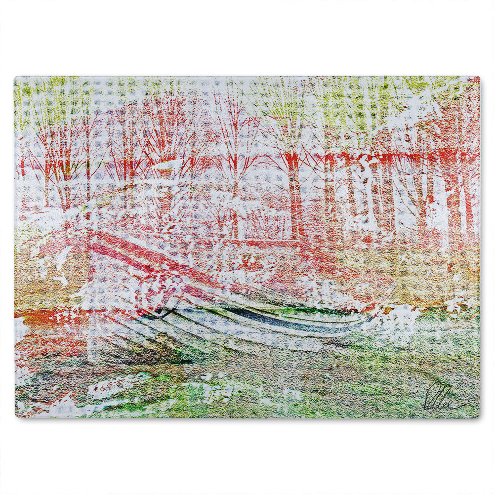 Washed Up Glass Chopping Board