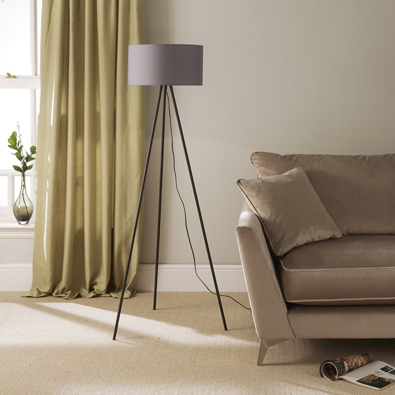 Douglas 150cm Tripod Floor Lamp, Grey