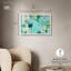 «Alista Green Blues Shadowbox», art abstrait vert par Art Remedy-115123761-115123760