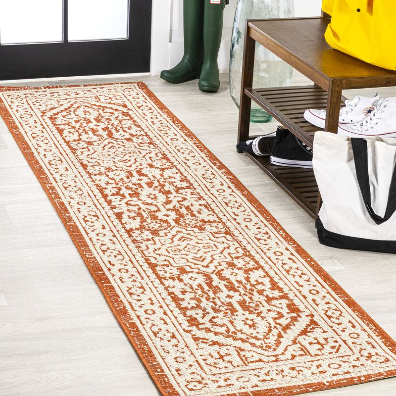 Tapis intérieur / extérieur Moten, Tapis de couloir 2 pi 2 po x 8 pi