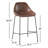 Garner Upholstered Counter Stool with Metal Frame-1578908191-1584548430