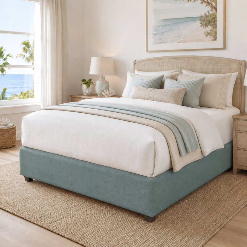 Sterling Wrap Around Box Spring Cover, Queen, Sterling Breeze