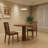 31.5-inch Solid Wood Top with Solid Wood Legs Round Modern Dining Table