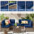 14-Piece Outdoor 4'' Cushion Cover Set, Only Covers-905076573