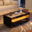 Pedestal Coffee Table with Storage-889033083