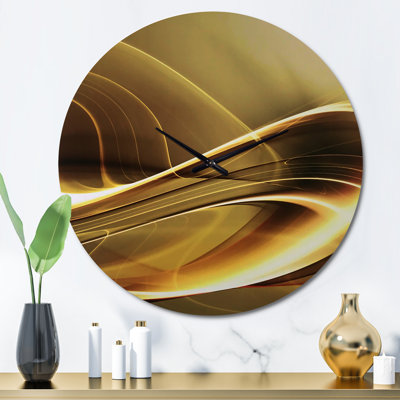 Burnette Metal Wall Clock
