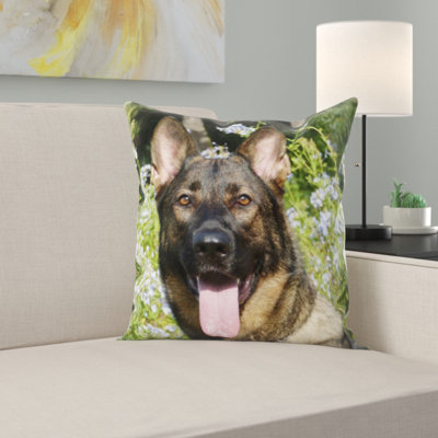 German Shepherd Throw Pillow