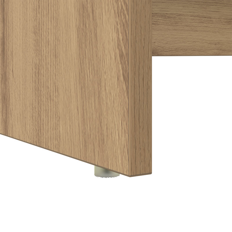 Desk With Storage 120.5X44x88.5 Cm Engineered Wood, Artisan Oak