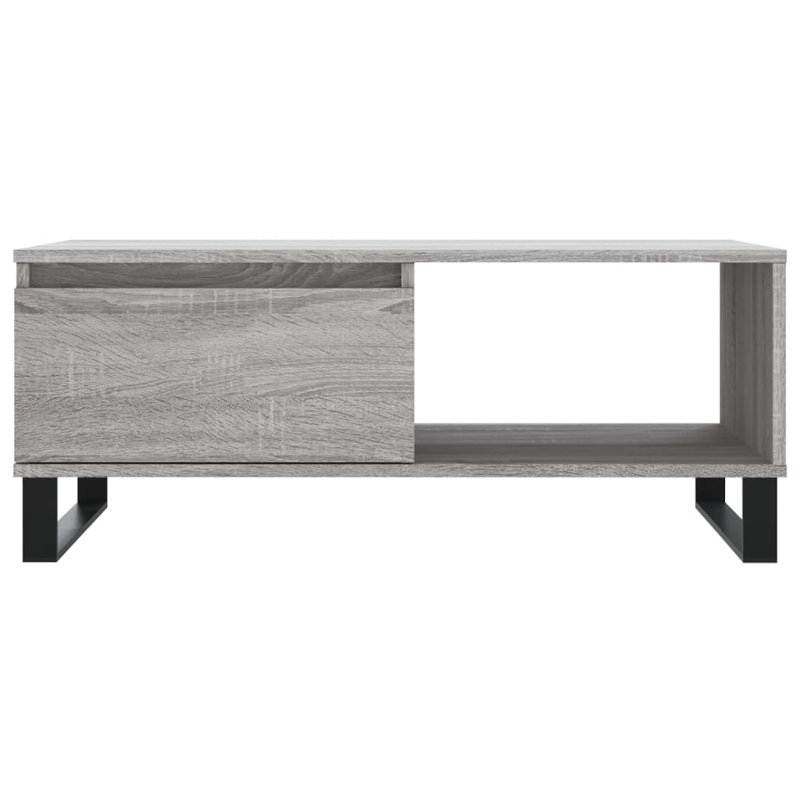 Miru Coffee Table with Storage, Grey Sonoma