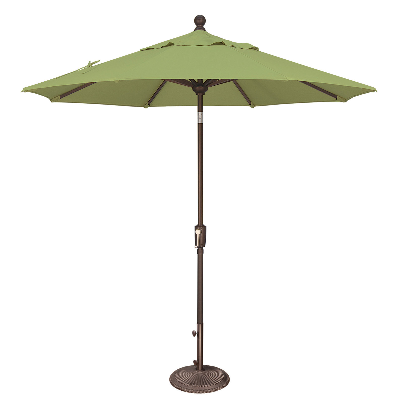 Launceston Market Umbrella, Canvas Ginkgo Sunbrella® Canvas, Bronze, 96" H x 90" W x 90" D
