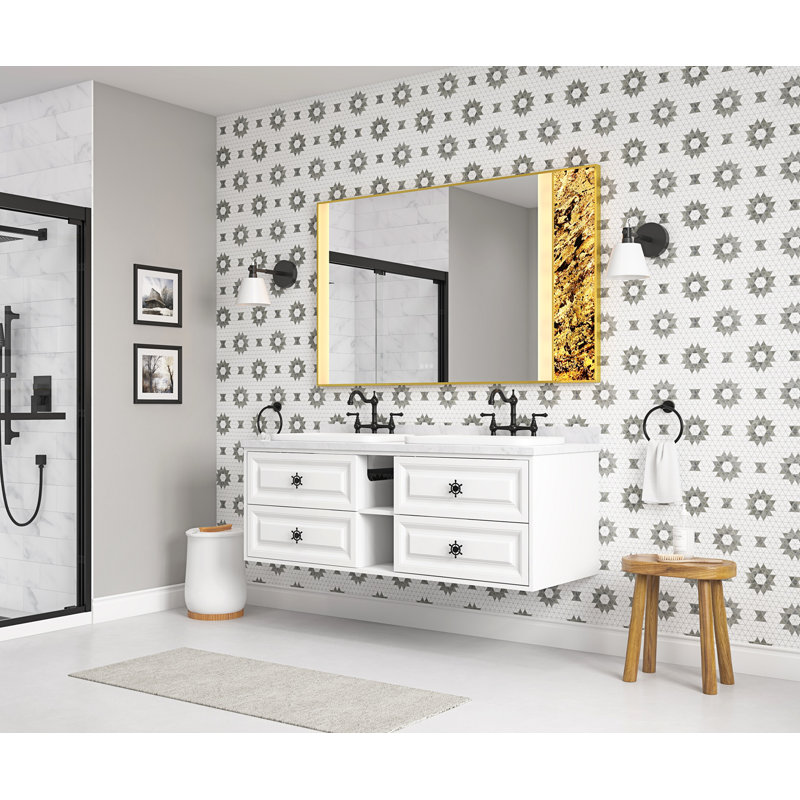 Meuble-lavabo pour salle de bain Doulble Sink