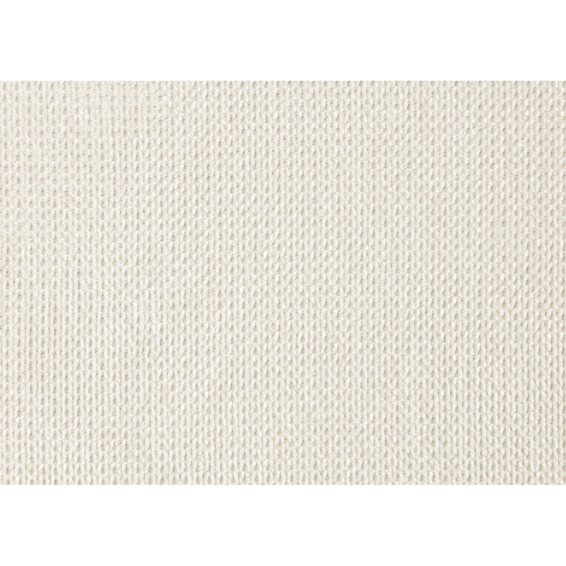 Beige Chenille & Walnut Finish EK Bed