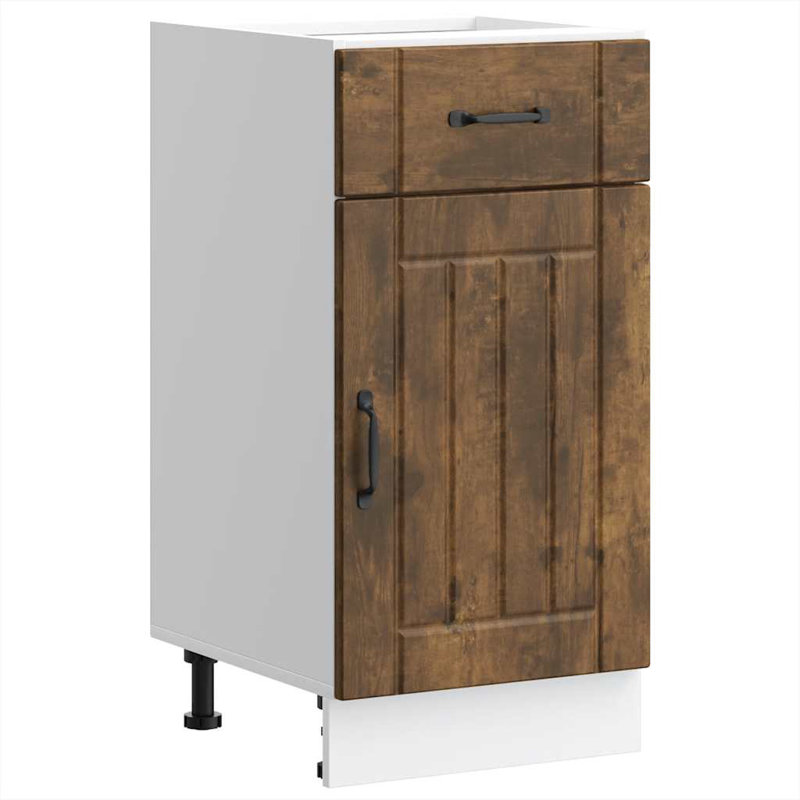 Oronogo Standard Base Cabinet, Smoked Oak
