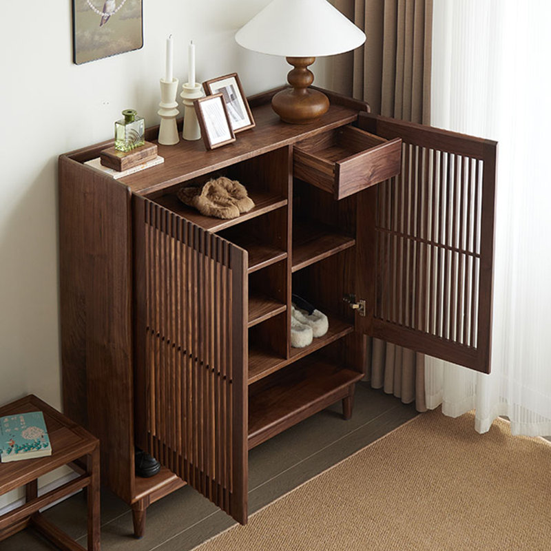 Grande armoire à chaussures de rangement rétro