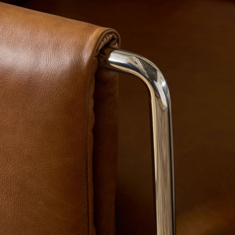Sherman Leather Swivel Task Chair, Sonoma Chestnut