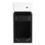 Petit meuble-lavabo compact avec lavabo, 12 po x 12 po x 24,1 po, fixation murale, châtaignier noir, cuve en céramique lisse, taille 12 po, -