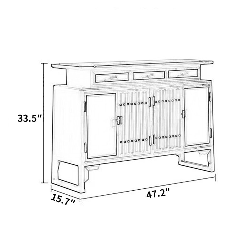Dining room simple sideboard home locker