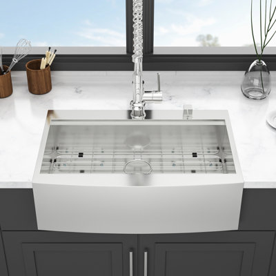 33 Inch Stainless Steel Kitchen Sink Workstation, X - Shaped Drainage, 3Mm Pad, Colander 33*22*10 Drop In Workstation Sink, 16 Gauge, With Built Ledges For More Space And Coating Condensation
