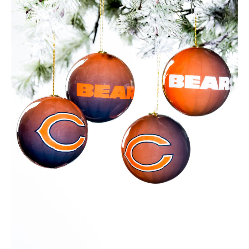 Ensemble d'ornement 12 pièces NFL, Chicago Bears