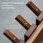 Solid Wood Wall Organizer with Key Hooks