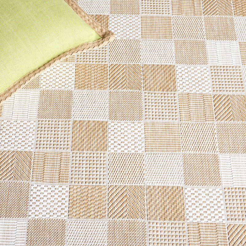 Kaird Performance Geometric Indoor/Outdoor Area Rug, Rectangle 5'3" x 7'6"