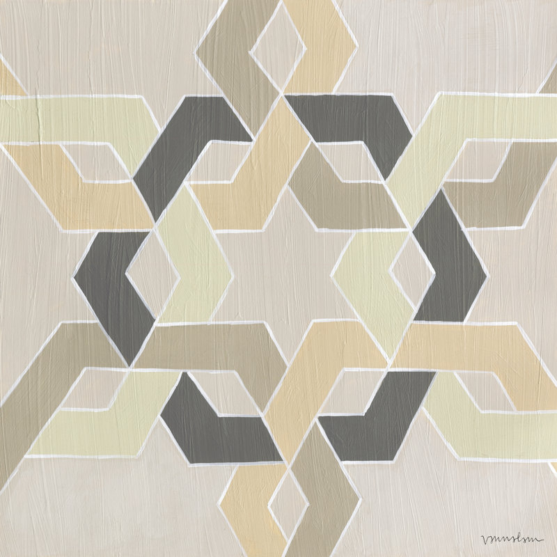 Deco Stitch II by Vanna Lam - Wrapped Canvas Print, 30cm H x 30cm W x 3.8cm D