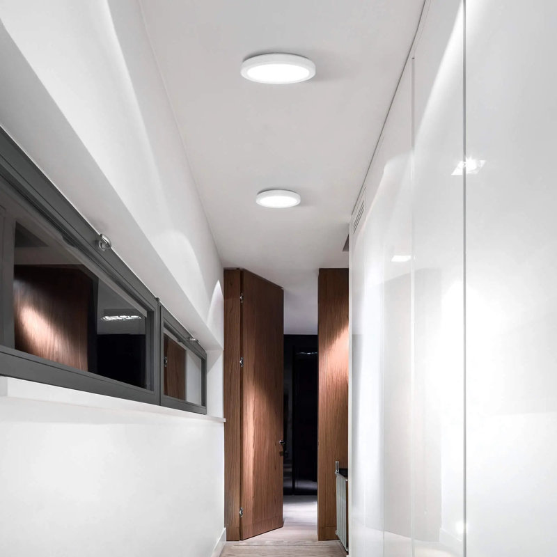 KODA 7.5" Slim Round LED Ceiling Light (2-Pack) with Adjustable White Color
