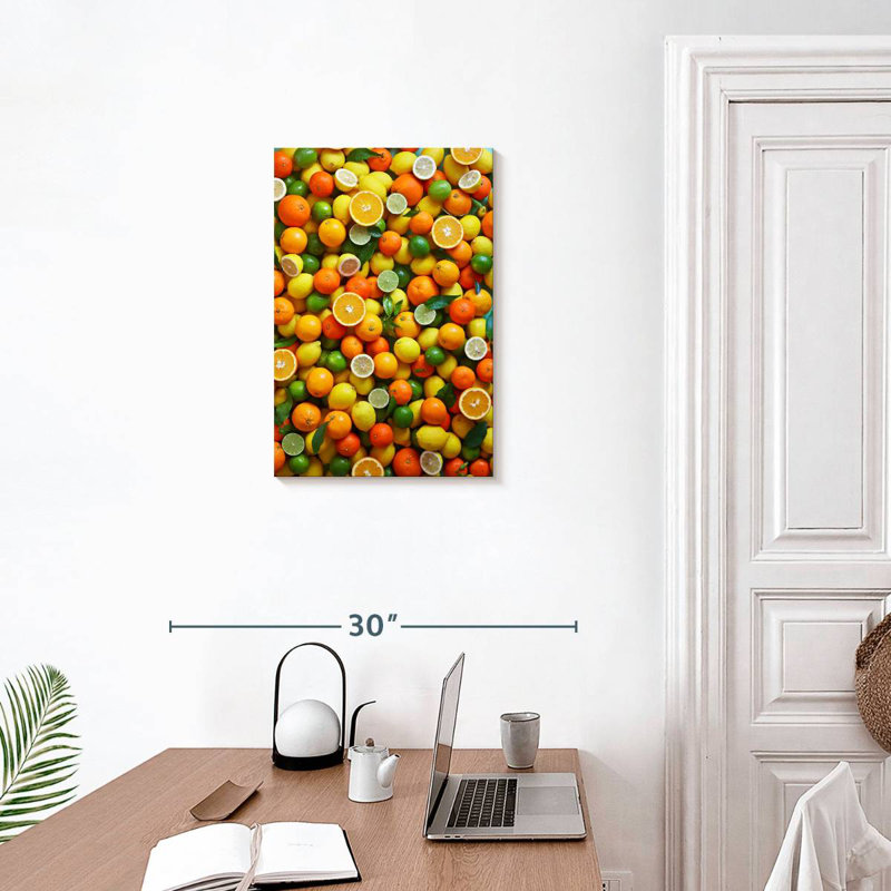 Yarlin Citrus Fruit Pile, 24" H x 16" W