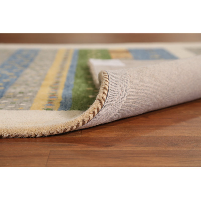 Tapis tribal à motif géométrique Gabbeh