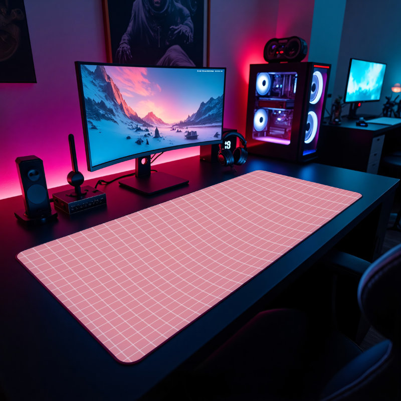 Polyester Desk Pad, 31.5x15.5