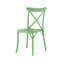 Chaise d'appoint empilable en résine à dossier croisé Guthbrand-1635590885