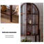 Vitrines en bois massif brun noisette-120881638